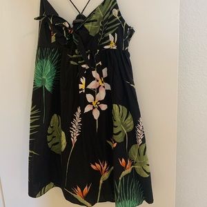 Zara tropical print dress